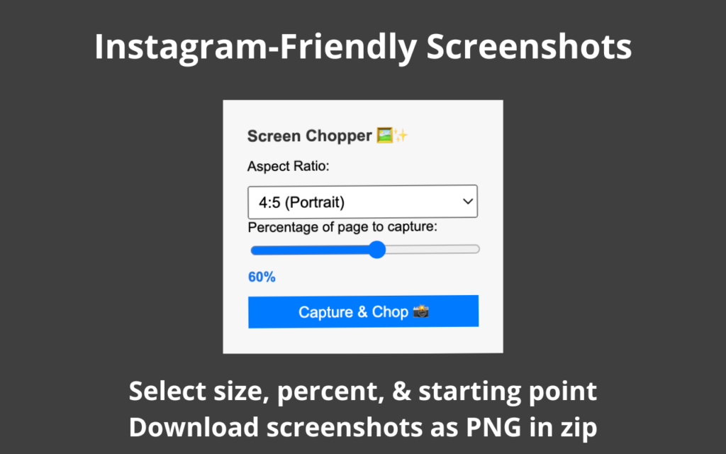 Screen Chopper